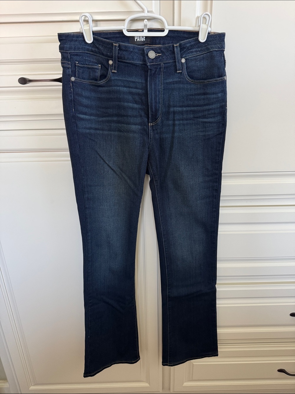 Paige High Rise Manhattan Bootcut Jeans